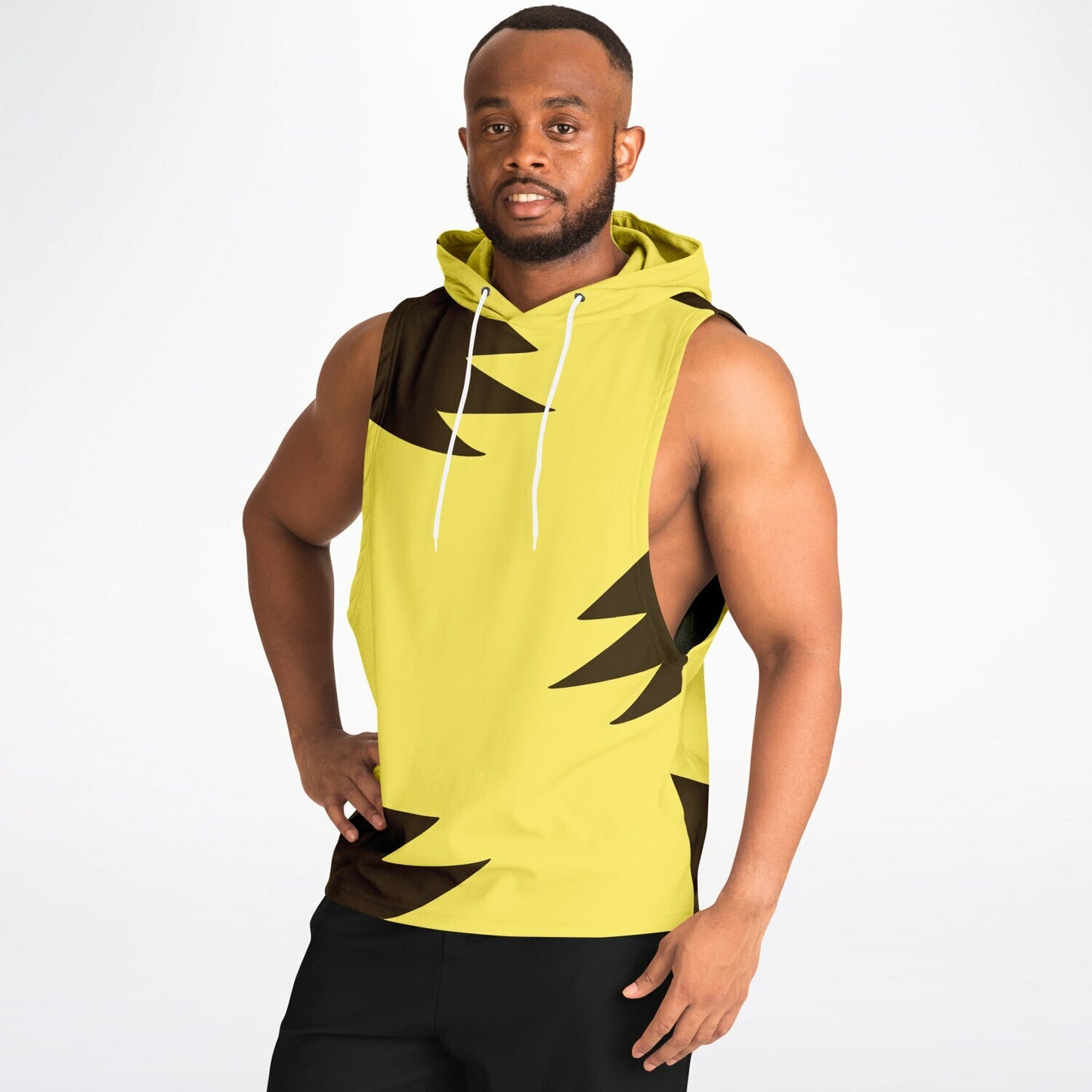 "Ele-Boi Egg" Drop Armhole Hoodie - AOP