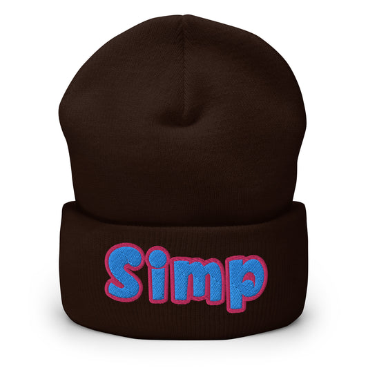 "Simp" Cuffed Beanie