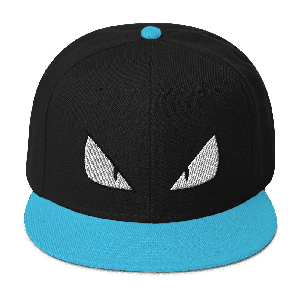 Sinister II Snapback Hat Sage Graphics Aqua blue / Black / Black