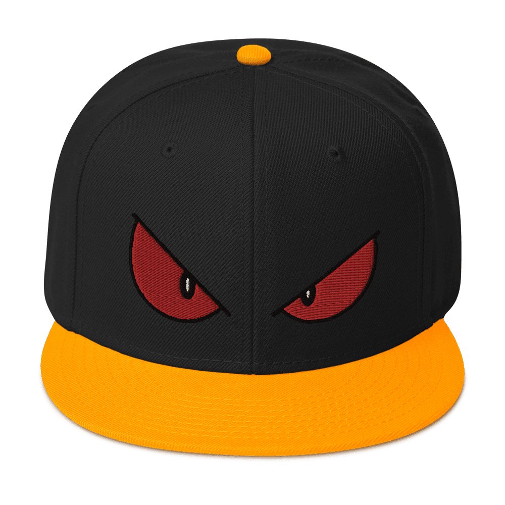 Sinister III Snapback Hat Sage Graphics Gold / Black / Black