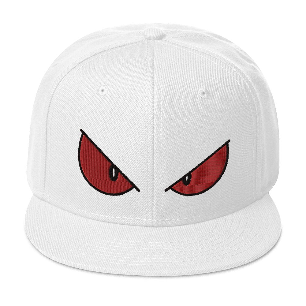 Sinister III Snapback Hat Sage Graphics White