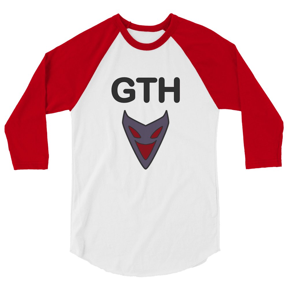 DBZ Pan's GTH Shirt 3/4 sleeve Unisex raglan shirt Sage Graphics White/Red XS