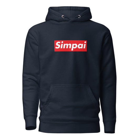 "Simpai" Unisex Hoodie Sage Graphics Navy Blazer S