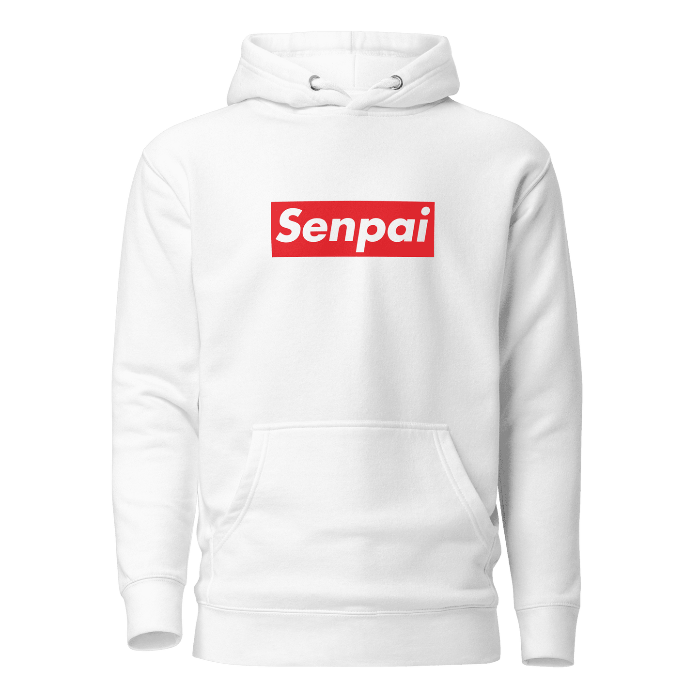 "Senpai" Unisex Hoodie Sage Graphics White S