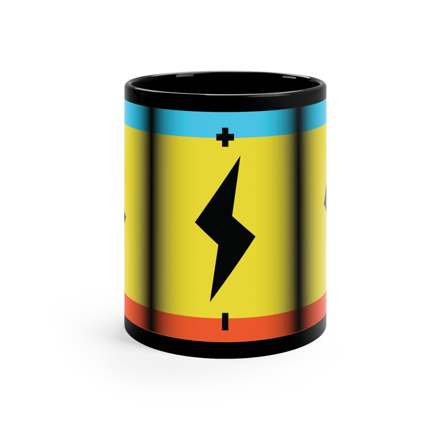 Battery Pack 11oz Black Mug