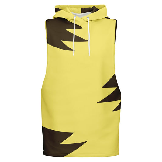 "Ele-Boi Egg" Drop Armhole Hoodie - AOP