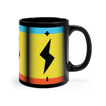 Battery Pack 11oz Black Mug