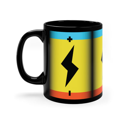 Battery Pack 11oz Black Mug