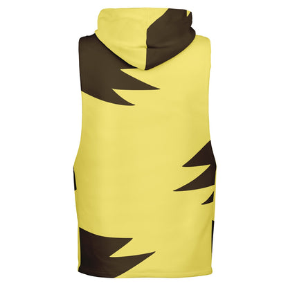 "Ele-Boi Egg" Drop Armhole Hoodie - AOP