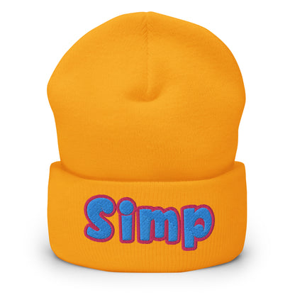 "Simp" Cuffed Beanie
