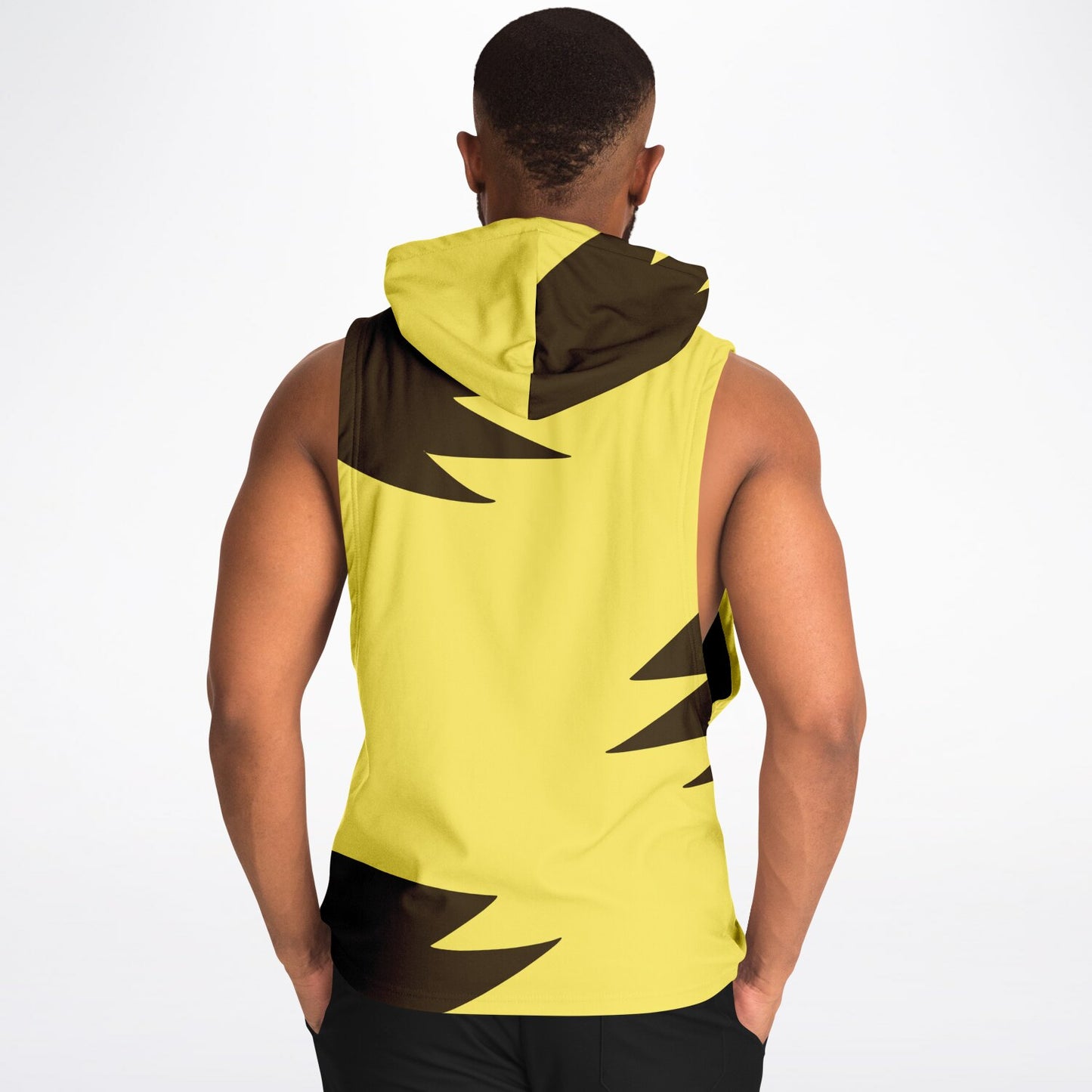 "Ele-Boi Egg" Drop Armhole Hoodie - AOP