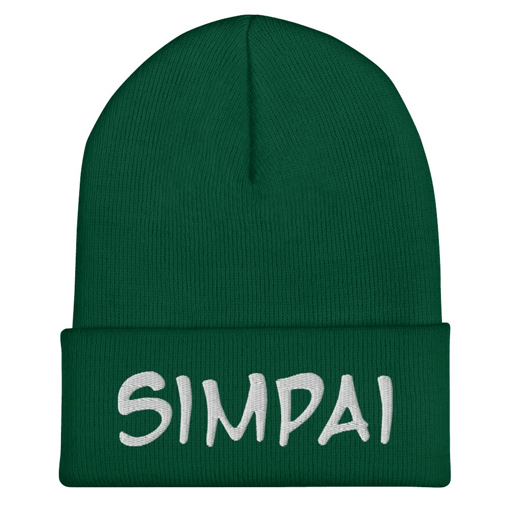 "Simpai" Cuffed Beanie Sage Graphics 